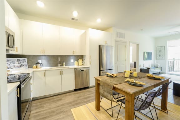 Fully Equipped Kitchen With Modern Appliances at Park 35 on Clairmont, Birmingham, Alabama