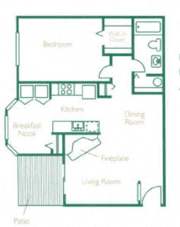 Floor Plans of Cambridge Court in Olympia WA