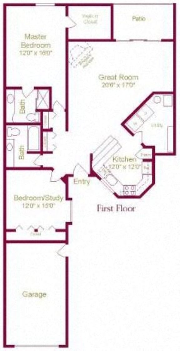 2 Bedroom Apartments in West Bloomfield, MI Amberly
