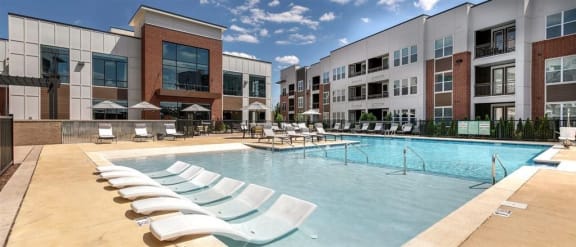 Resort-Style Pool & Additional Plunge Pool at Paxton Cool Springs in Franklin, TN