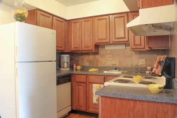 kitchen at Imperial Gardens apartments