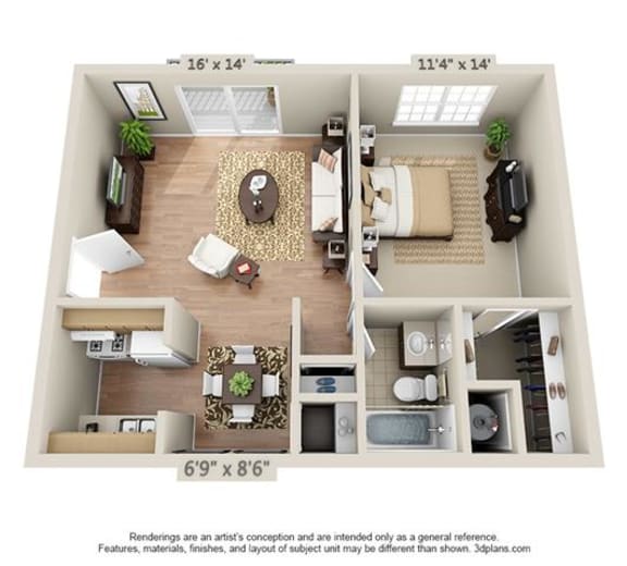 Floor Plans of Village Green in Chesterfield, MO