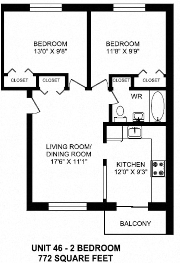 Floor Plans of Brockville Apartments in Brockville, ON