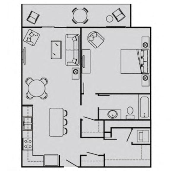 Floor Plans of Embassy Park Apartments in Omaha, NE