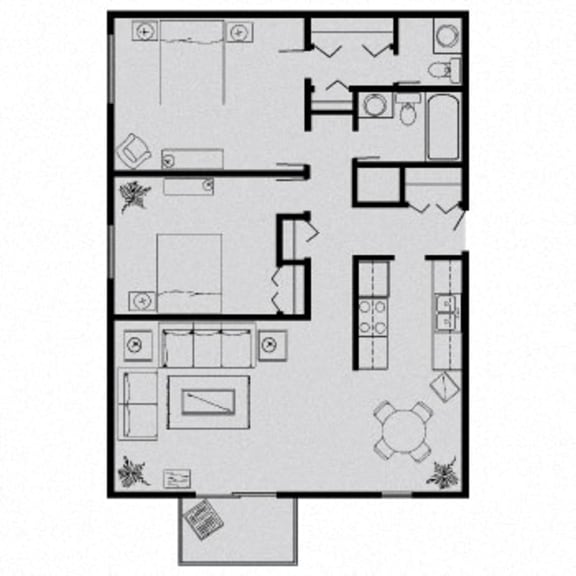 Floor Plans Of Inwood Village Apartments In La Vista, NE