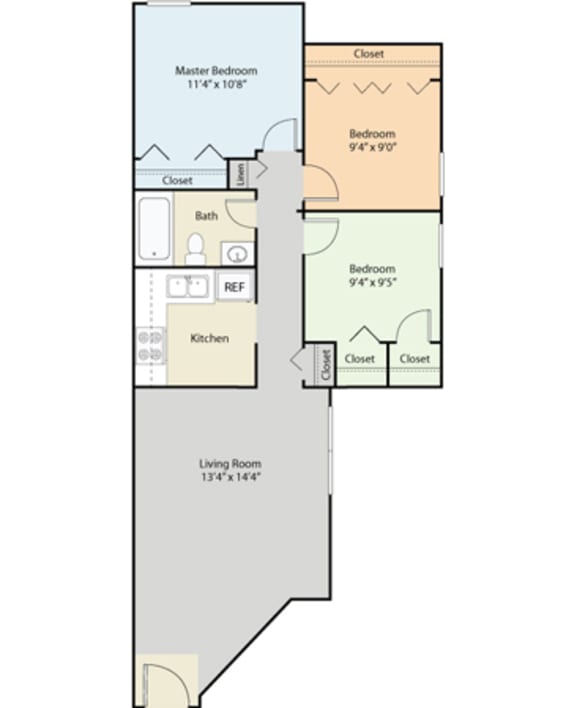 Floor Plans of Berkdale Apartments in Herndon, VA