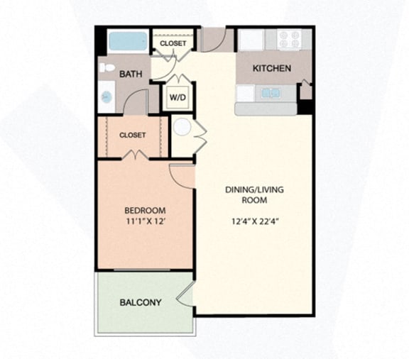 Floor Plans of Prosperity Flats Apartments in Fairfax, VA