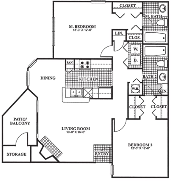 Poplar Place in Carrboro, NC Floor Plans