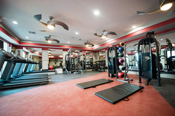Fitness-Center at Link Apartments® Brookstown, Winston Salem, NC
