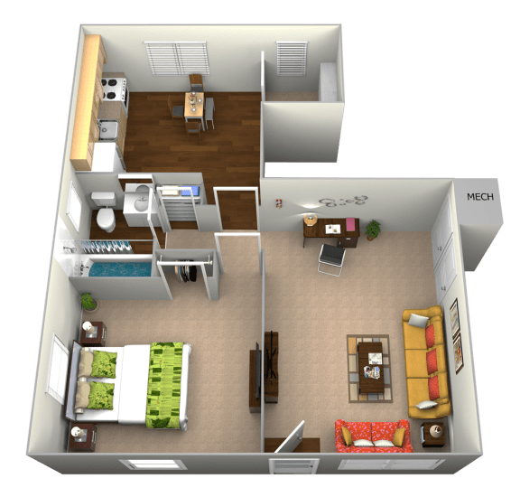 1 & 2 Bedroom Apartments in Baltimore Cross Country Manor