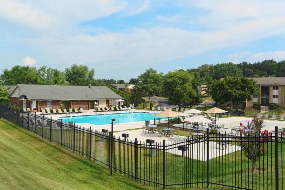 Gated Community at Doncaster Village Apartments, Parkville, Maryland