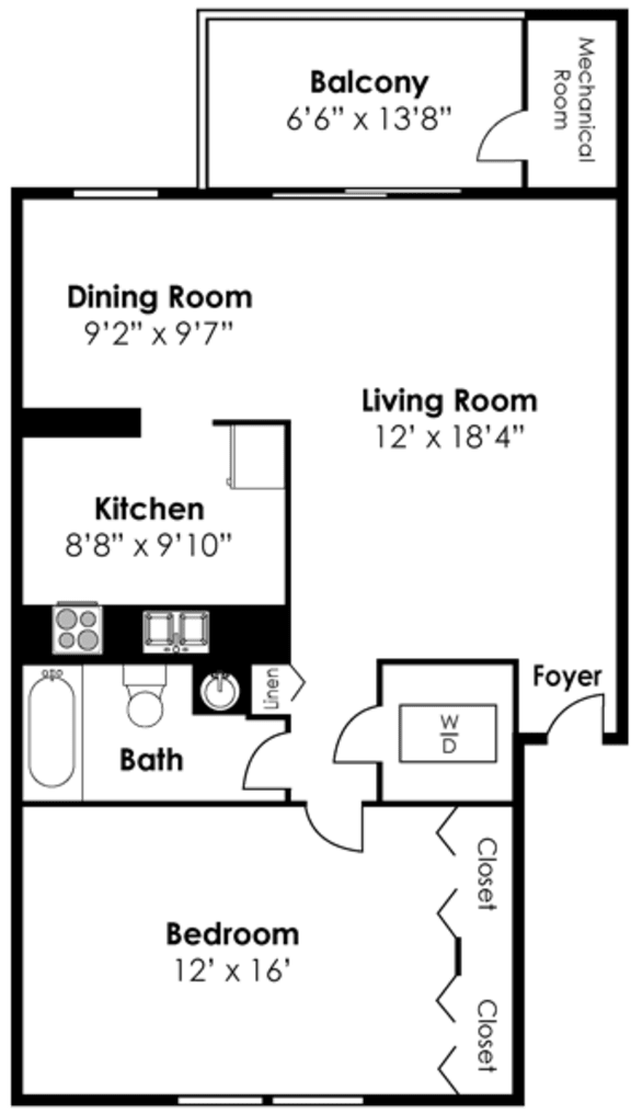 Studio, 1, 2 & 3 Bedroom Towson Apartments