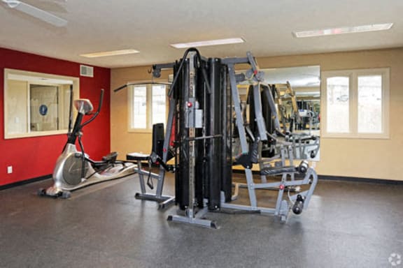 FItness center at The Park on Center apts
