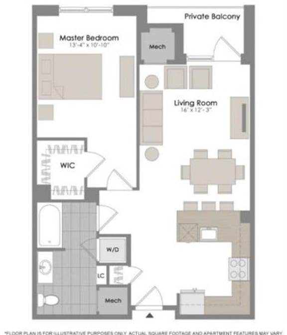 Floorplan Floorplan at Twenty50 by Windsor, 2050 N. Central Rd., Fort Lee, NJ 07024