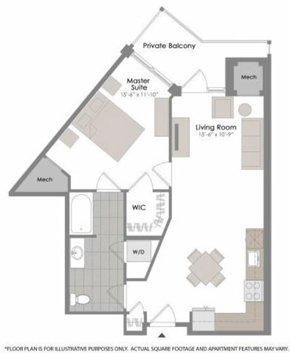 Floorplan Floorplan at Twenty50 by Windsor, 2050 N. Central Rd., Fort Lee, NJ 07024