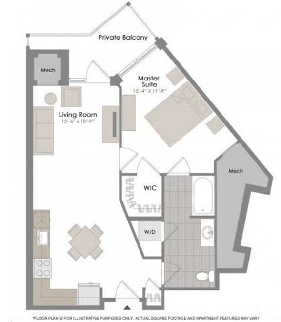 Floorplan Floorplan at Twenty50 by Windsor, 2050 N. Central Rd., Fort Lee, NJ 07024