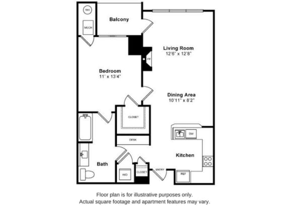 Asbury Floorplan at Windsor at Liberty House