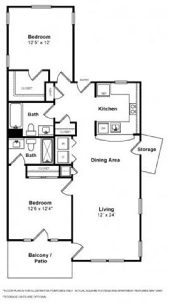 Floorplan Floorplan at The Kensington, Pleasanton, CA, 94566