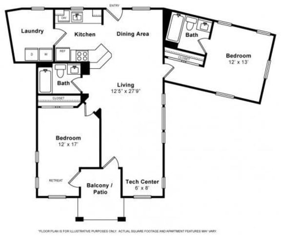 Floorplan Floorplan at The Kensington, Pleasanton, CA, 94566