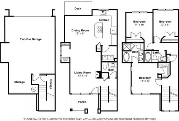 Cougar Floorplan Cougar Floorplan at The Estates at Cougar Mountain