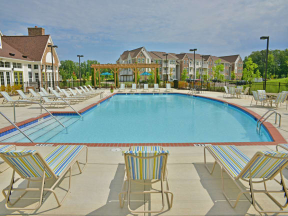 Expansive Outdoor Swimming Pool at Irene Woods Apartments, Collierville, TN 38017