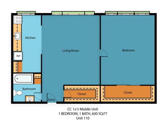 Studio 1 Bedroom Apts in South Lake Union Carolina Court Apartment