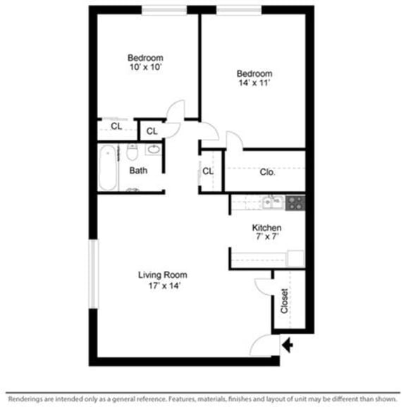 Floor Plans of Edgewater Landing in Cleveland, OH