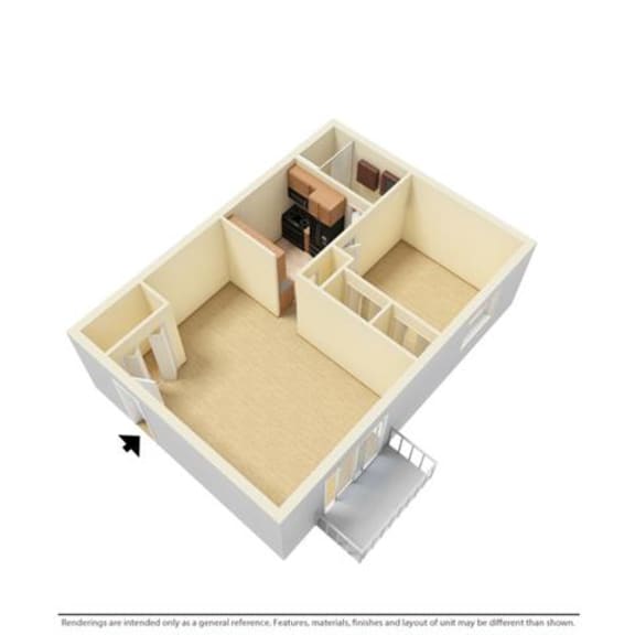 Floor Plans of Lakeland Terrace in Euclid, OH