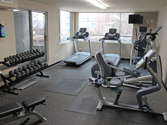 Modern Fitness Center at Stonebridge Waterfront, Cleveland, Ohio