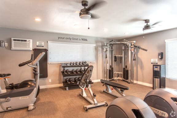fitness-center at Charter Oaks Apartments, Thousand Oaks, California