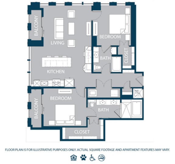 Floorplan Floorplan at The Jordan, 2355 Thomas Ave, Dallas, TX 75201