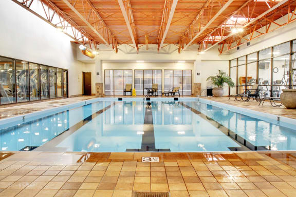 Heated Indoor Swimming Pool, at Reserve Square, Cleveland, 44114