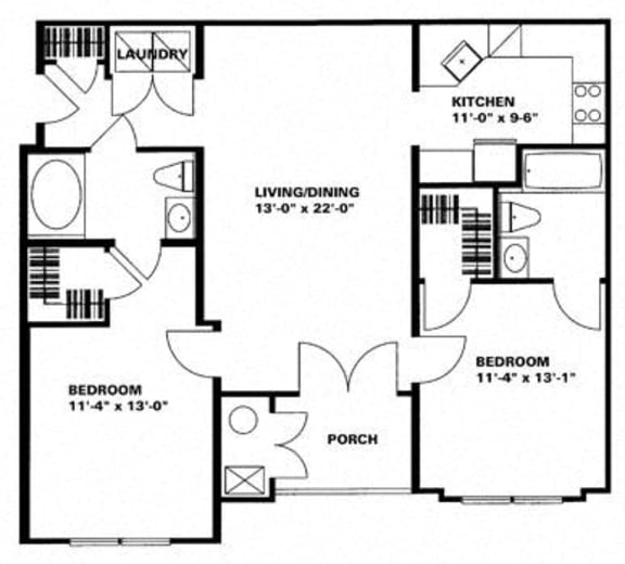 Floor Plans of Woodlands at Abington Station in Abington, MA
