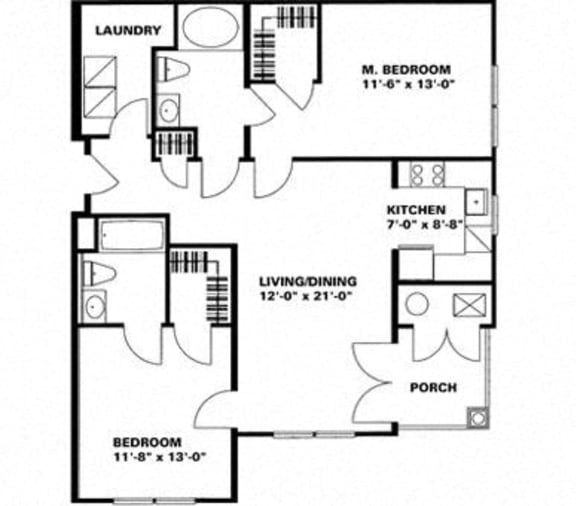 Floor Plans of Woodlands at Abington Station in Abington, MA