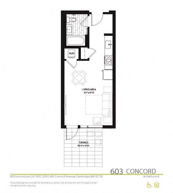Studio, 1, 2 & 3 Bedroom Apartments in Cambridge, MA 603 Concord