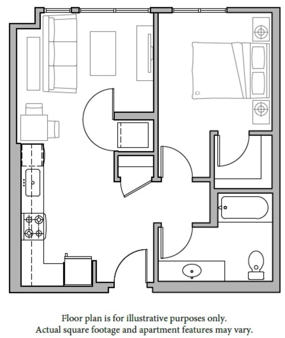 Floorplan Floorplan at The Whittaker, WA 98116