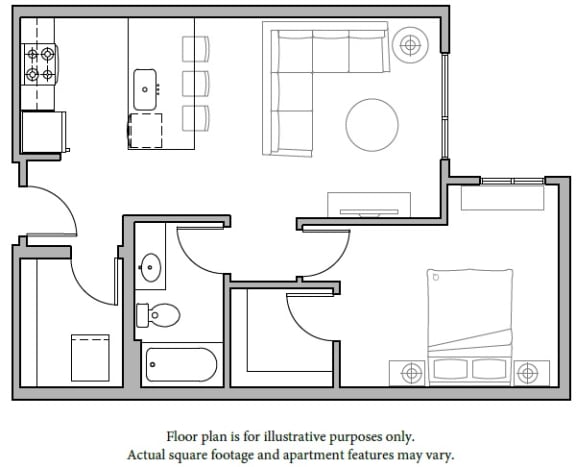 Floorplan Floorplan at The Whittaker, WA 98116