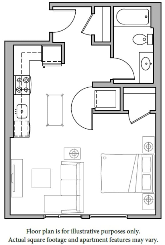 Floorplan Floorplan at The Whittaker, Seattle, Washington