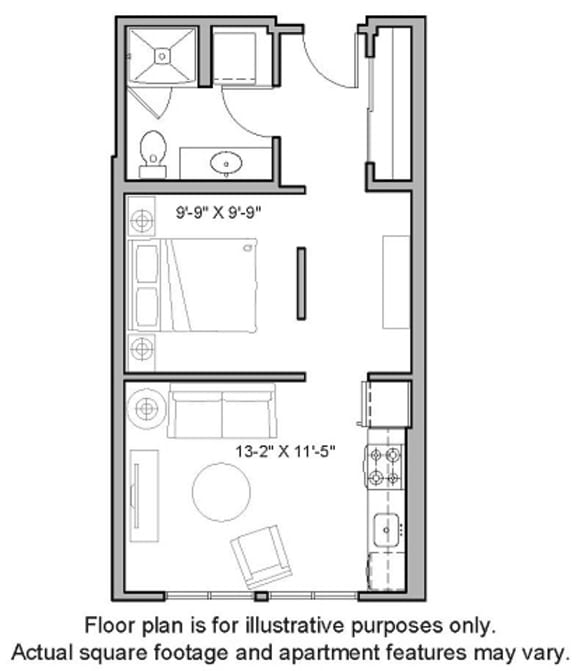 Floorplan Floorplan at The Whittaker, Washington