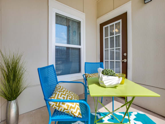 Chic Patio/Balcony at CLEAR Property Management , The Lookout at Comanche Hill, Texas, 78247