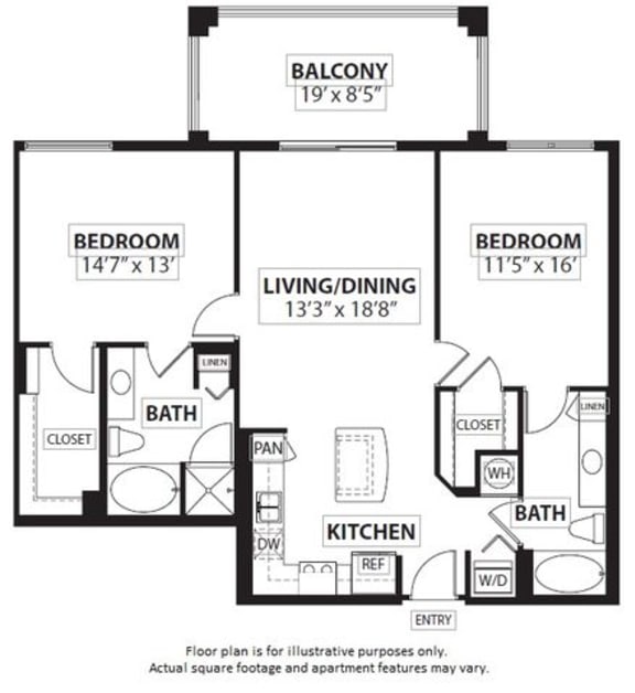 Floorplan Floorplan at Windsor at Doral,4401 NW 87th Avenue, 33178