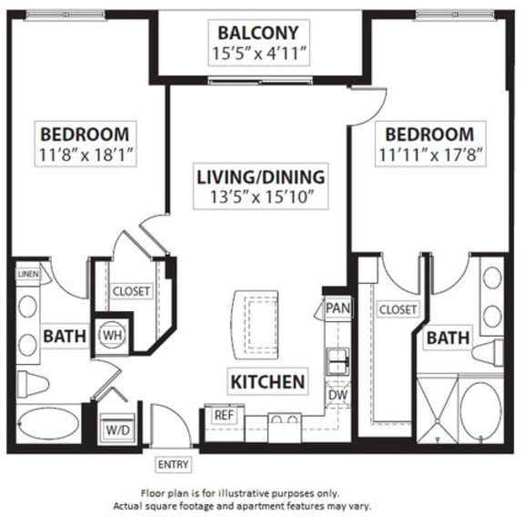 Floorplan Floorplan at Windsor at Doral,4401 NW 87th Avenue, Miami