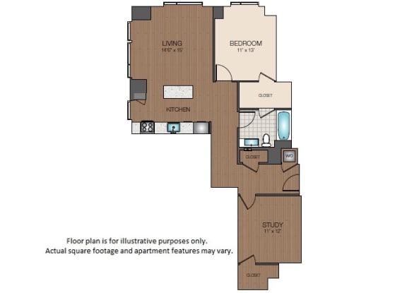 A4b Floorplan at The Victor