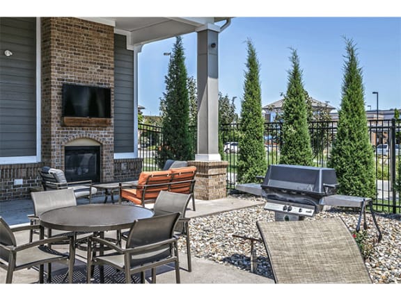 Barbecue And Grilling Station at Legacy Commons, Nebraska