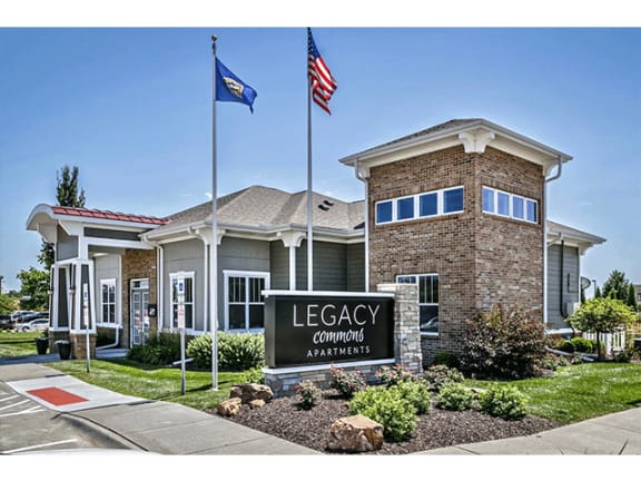 Exterior View Of The Clubhouse at Legacy Commons, Nebraska, 68130