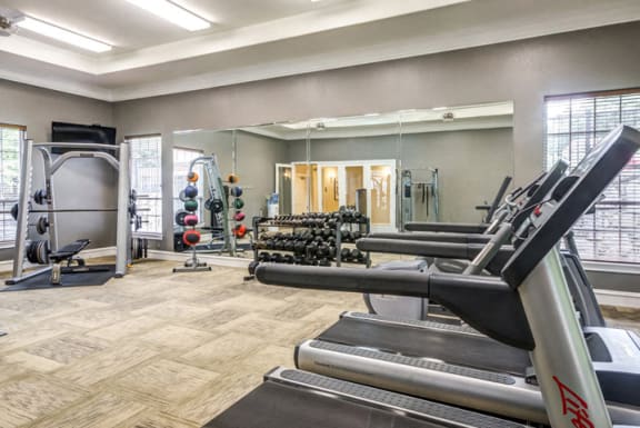 24 Hour Fitness Center at Riverstone at Owings Mills Apartments, Maryland, 21117