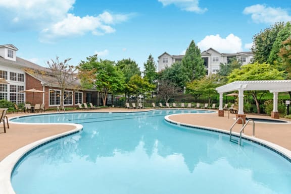 Resort Style Salt Water Pool at Riverstone at Owings Mills Apartments, Owings Mills, MD, 21117