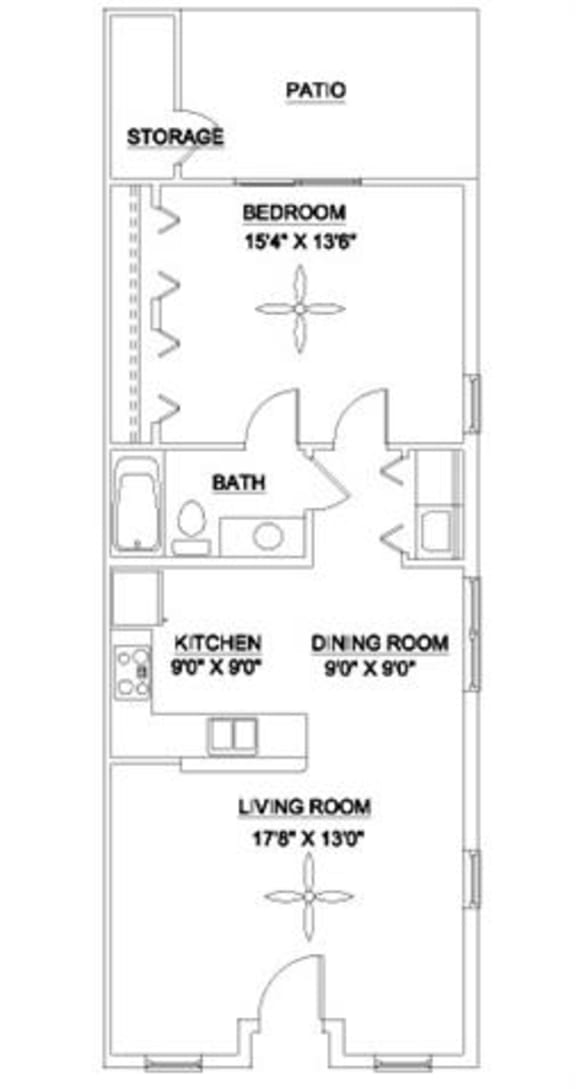 Floor Plans of Taylor's Pond in Durham, NC