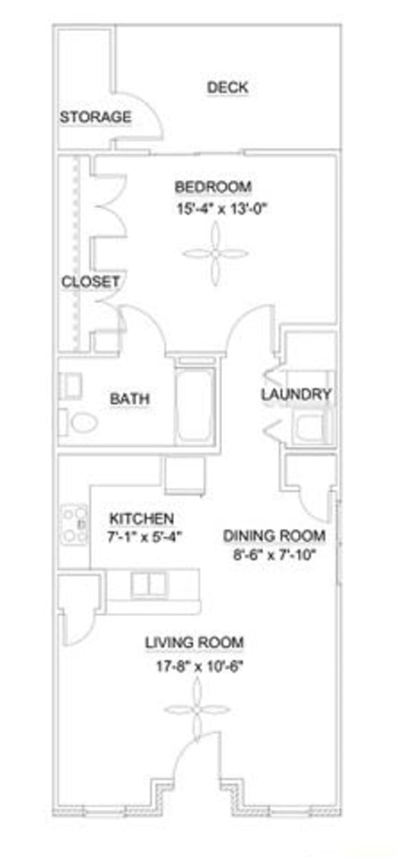 Floor Plans of Pickett Square Townhomes in Durham, NC