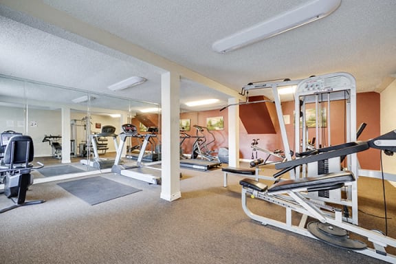 Fitness Center at Highlander Park Apts, California